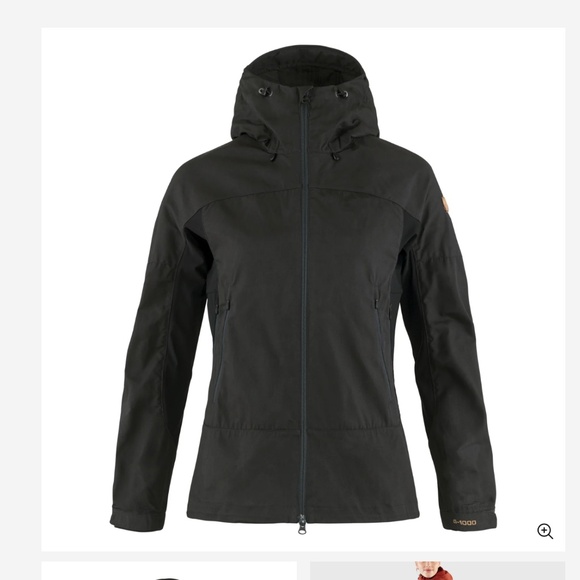 BNWT- FJÄLLRÄVEN Fjallraven Abisko Lite Trekking G-1000 L Black Grey Jacket (XS) - Picture 1 of 12